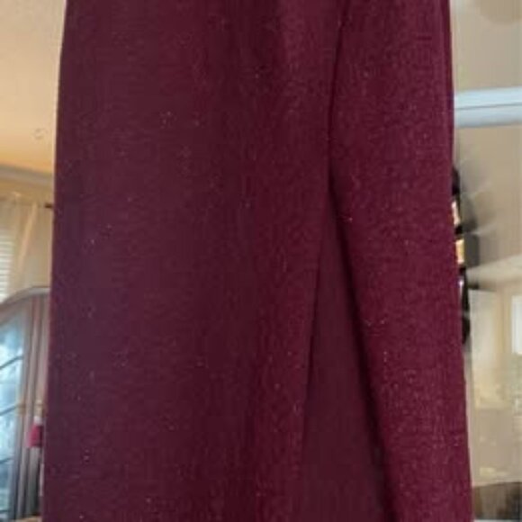 Lovely Day Low Back, High Slit Glitter Maxi Cocktail Dress - Picture 2 of 5